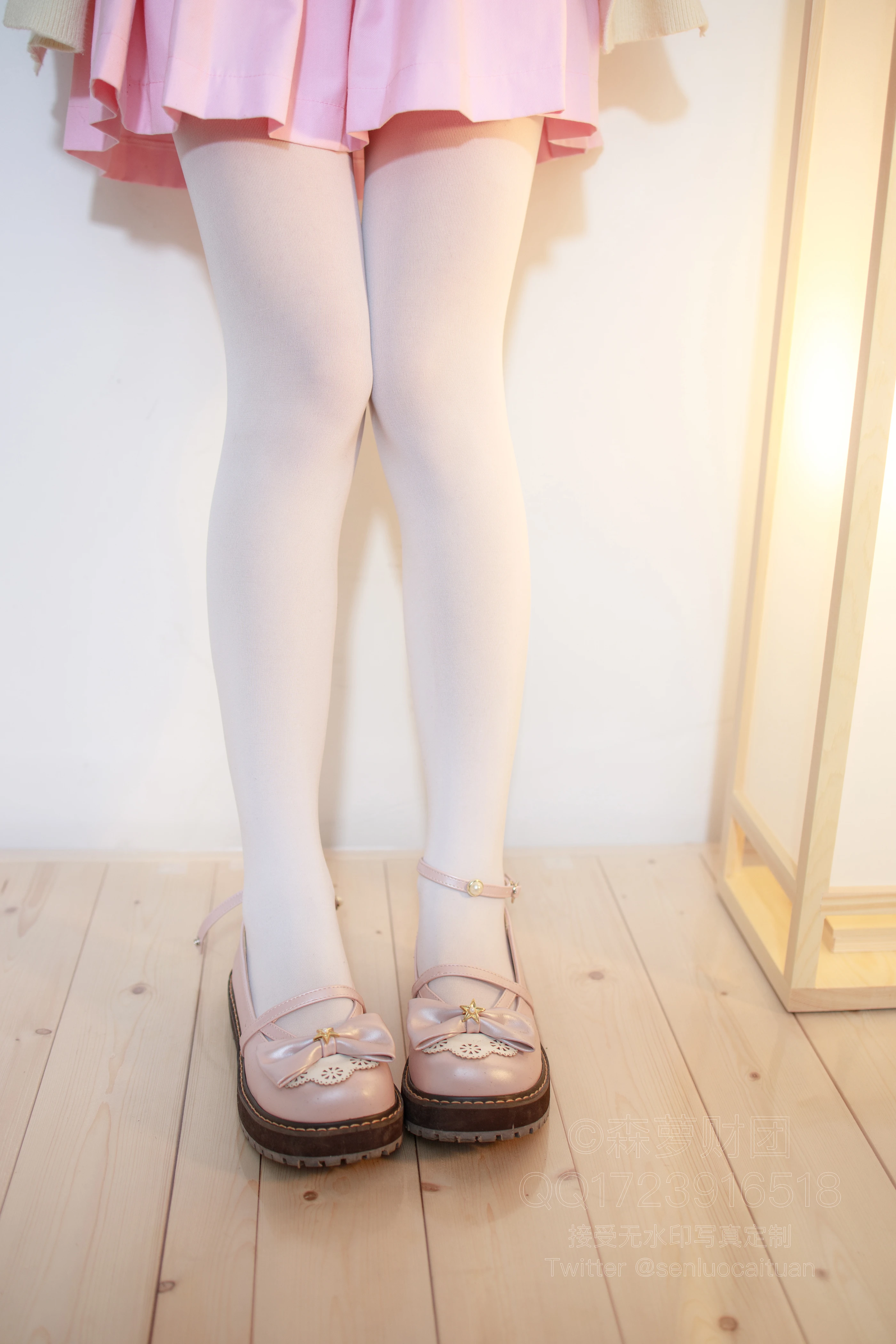 森萝财团 [X-059] 萝莉白丝80D [97P 1V]插图4
